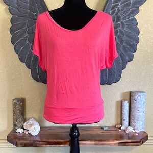 American Dream Open Back Tee Shirt